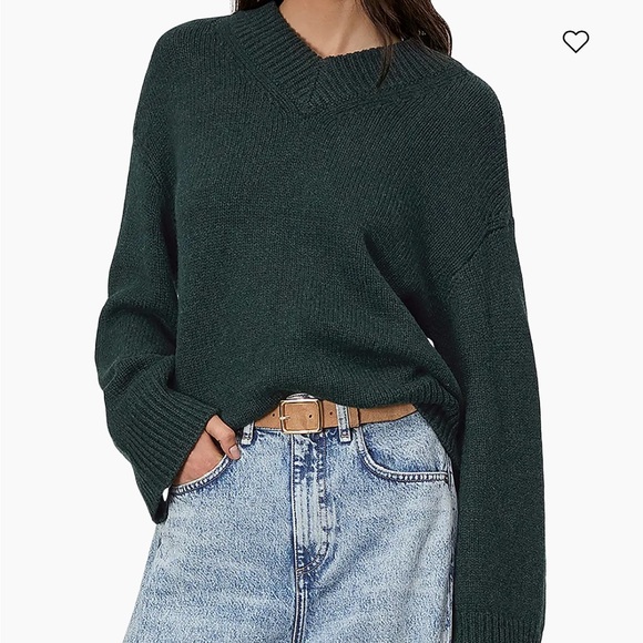 rag & bone
Danica V-Neck Sweater Women's Dark Green Sweater size Medium. - Picture 1 of 12